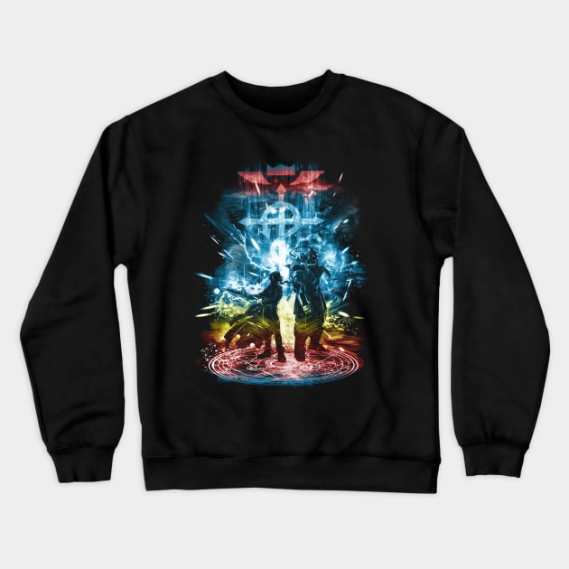 brotherhood storm Crewneck Sweatshirt by kharmazero